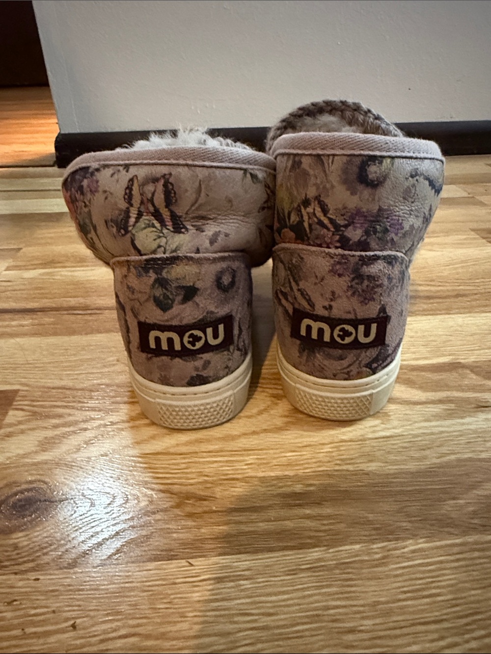MOU Floral Cozy Slip-On Women's Shoes in Lavender - Picture 3 of 5